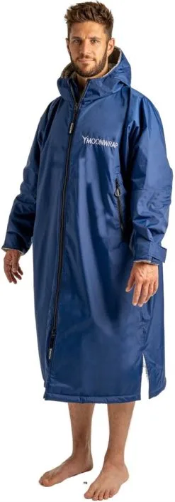 Frostfire Moonwrap Long Sleeve Changing Robe - Navy - Small