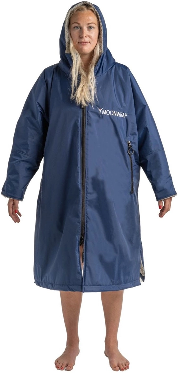 Frostfire Moonwrap Long Sleeve Changing Robe - Navy - Small 8 Frostfire Moonwrap Long Sleeve Changing Robe - Navy - Small - Image 8