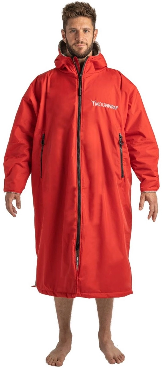 Frostfire Moonwrap Long Sleeve Changing Robe - Crimson Red - Medium 3 Frostfire Moonwrap Long Sleeve Changing Robe - Crimson Red - Medium - Image 3