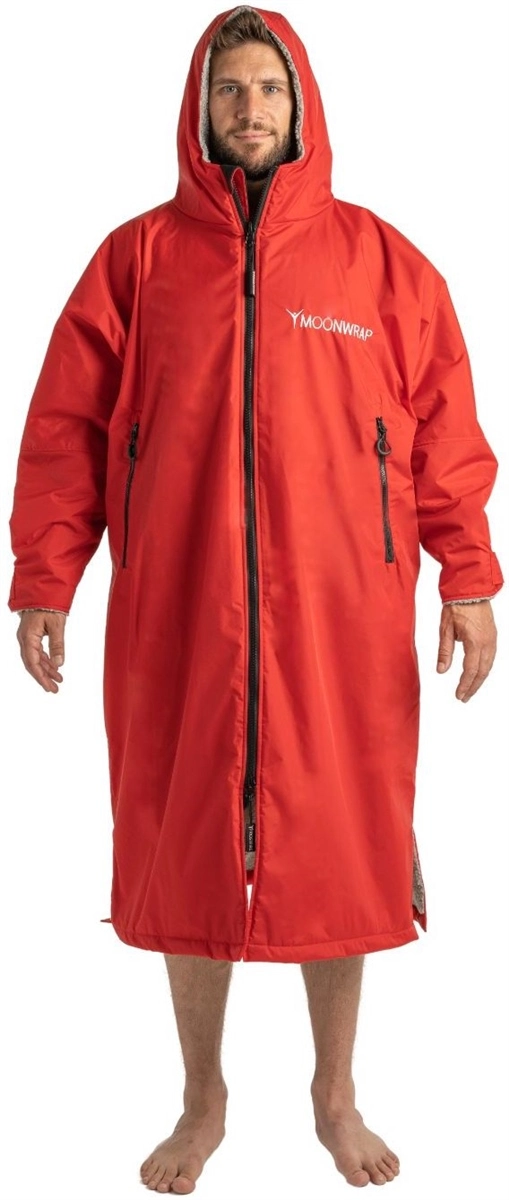 Frostfire Moonwrap Long Sleeve Changing Robe - Crimson Red - Medium 6 Frostfire Moonwrap Long Sleeve Changing Robe - Crimson Red - Medium - Image 6