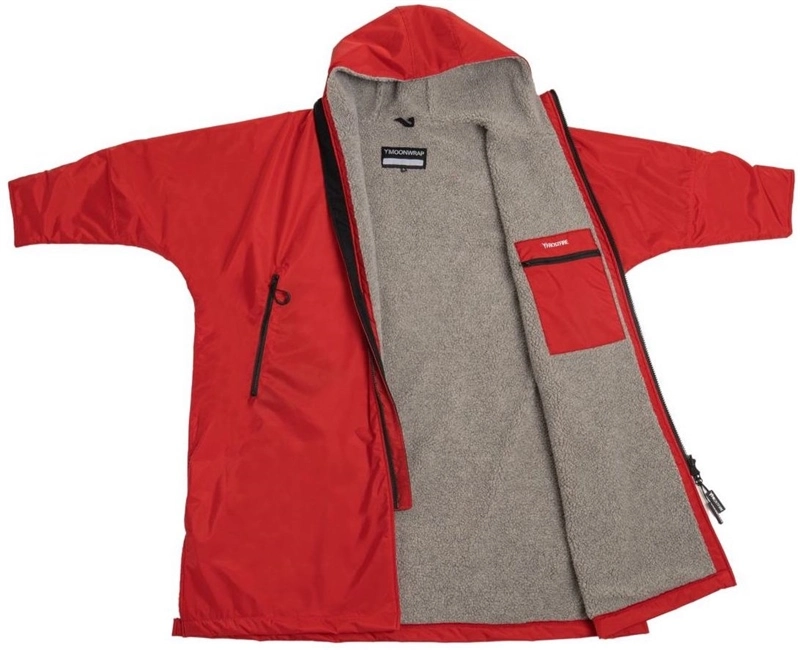 Frostfire Moonwrap Long Sleeve Changing Robe - Crimson Red - Medium 9 Frostfire Moonwrap Long Sleeve Changing Robe - Crimson Red - Medium - Image 9