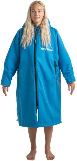 Frostfire Moonwrap Long Sleeve Changing Robe - Electric Blue - Small