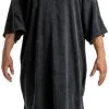 Frostfire Moonwrap Towel Robe - Black