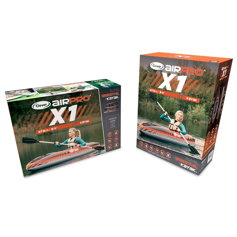 CleverSpa Airpro 1 Person Inflatable Kayak 17 CleverSpa Airpro 1 Person Inflatable Kayak - Image 17