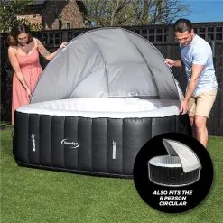 CleverSpa 6 Person Square & Round Hot Tub Canopy -Cheap Awning Store 33743 2