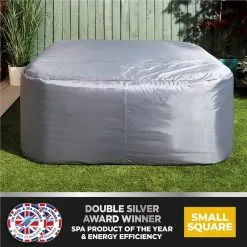 CleverSpa Universal Small Square 160cm Thermal Hot Tub Cover -Cheap Awning Store 33749 4