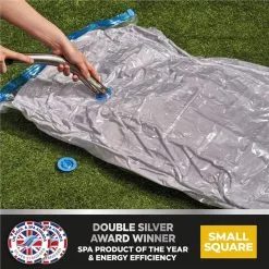 CleverSpa Universal Small Square 160cm Thermal Hot Tub Cover -Cheap Awning Store 33749 6