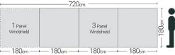Quest Screen Shield 1 Panel Windbreak 9 Quest Screen Shield 1 Panel Windbreak -Cheap Awning Store 33852 4