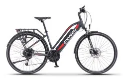Oxygen S-CROSS ST MKII Electric Bike (Matte Black) - 10.4ah