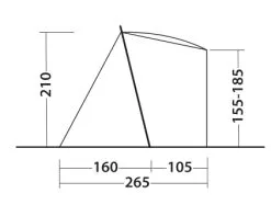 Outwell Sandcrest S Awning 2023 -Cheap Awning Store 34102 4