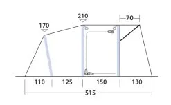 Outwell Blossburg 380 Air Awning 2023 -Cheap Awning Store 34103 3