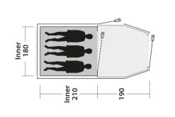 Outwell Earth 3 Tent 2023 -Cheap Awning Store 34107 2