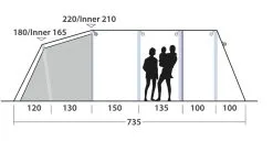Outwell Wood Lake 6ATC Air Tent 2023 -Cheap Awning Store 34119 17