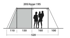 Outwell Nevada 5PE Tent 2023 -Cheap Awning Store 34121 11