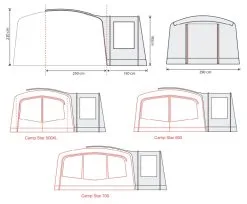 Outdoor Revolution Camp Star Side Porch (500XL,600,700) -Cheap Awning Store 34124 2