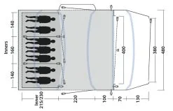 Outwell Jacksondale 7PA Air Tent 2023 -Cheap Awning Store 34146 2