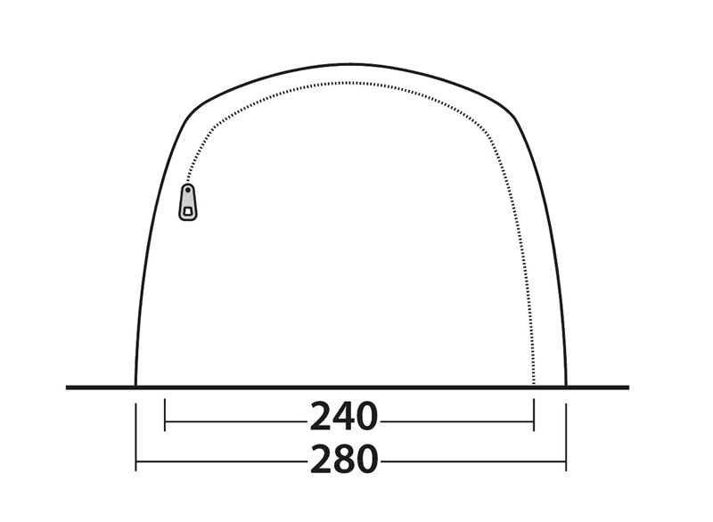 Outwell Greenwood 4 Tent 2023 6 Outwell Greenwood 4 Tent 2023 - Image 6