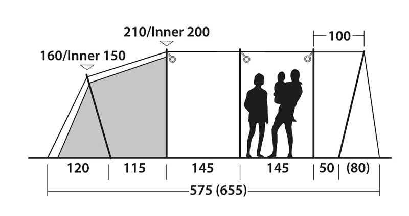 Outwell Greenwood 6 Tent 2023 5 Outwell Greenwood 6 Tent 2023 - Image 5