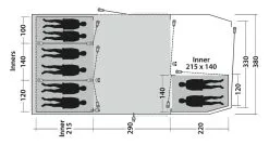 Outwell Winwood 8 Tent 2023 -Cheap Awning Store 34154 3