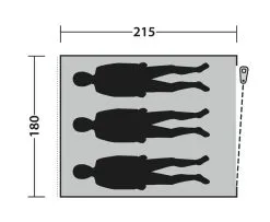 Outwell Free Standing Inner Tent L 2023 -Cheap Awning Store 34155 2