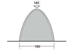 Outwell Free Standing Inner Tent L 2023 -Cheap Awning Store 34155 4