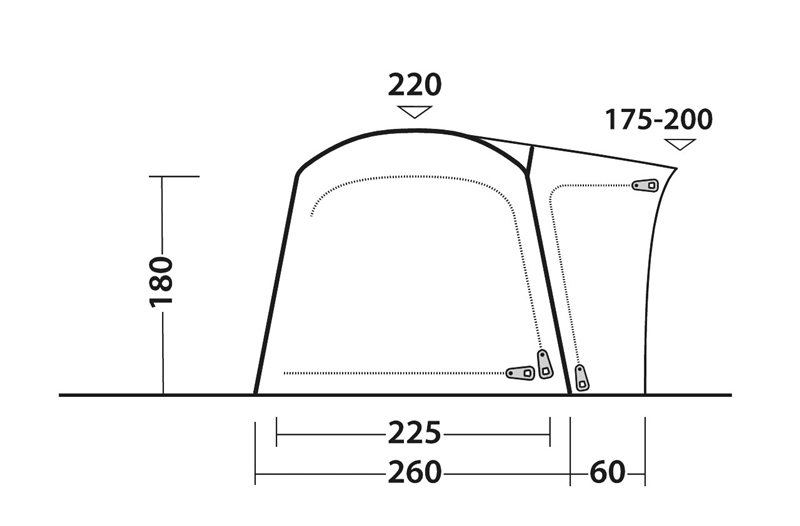 Outwell Milestone Lux Drive Away Awning 2023 5 Outwell Milestone Lux Drive Away Awning 2023 - Image 5