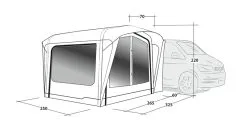 Outwell Crossville 250SA Air Drive Away Awning 2023 -Cheap Awning Store 34159 2 1