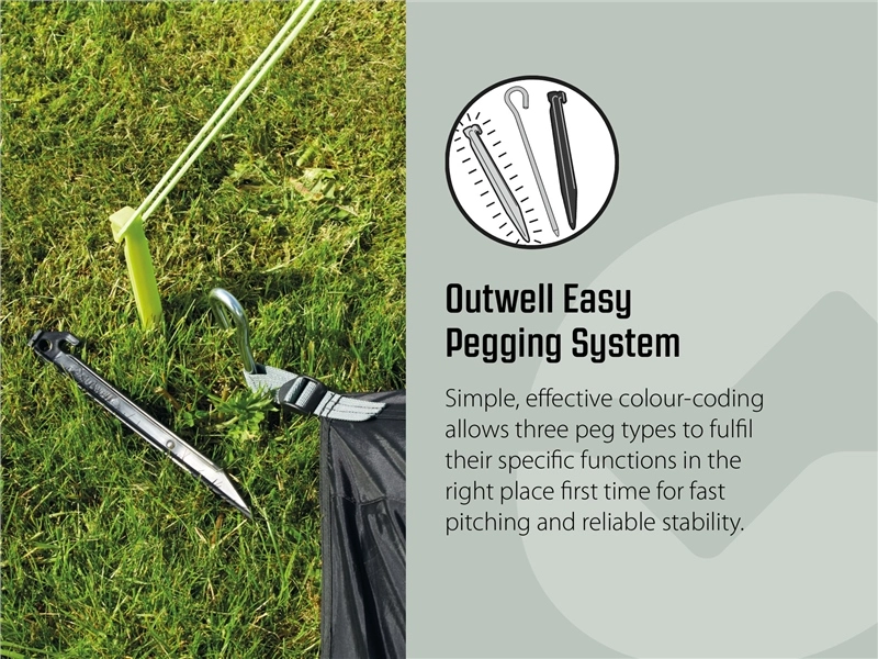 Outwell Crossville 250SA Air Drive Away Awning 2023 37 Outwell Crossville 250SA Air Drive Away Awning 2023 - Image 37