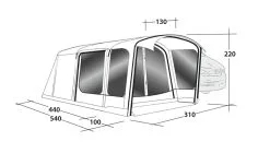 Outwell Jonesville 440SA Flex Air Drive Away Awning 2023 -Cheap Awning Store 34161 2