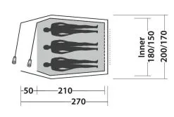 Easy Camp Energy 300 Tent 2023 -Cheap Awning Store 34165 2