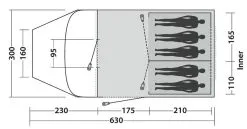 Easy Camp Palmdale 500 Lux Tent 2023 -Cheap Awning Store 34174 3