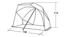Easy Camp Coast Shelter 2023 -Cheap Awning Store 34180 3