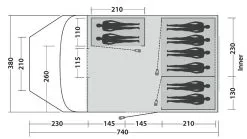 Easy Camp Palmdale 800 Lux Tent 2023 -Cheap Awning Store 34188 4