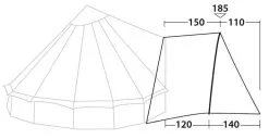 Robens PRS Tipi Extension 2023 12 Robens PRS Tipi Extension 2023 -Cheap Awning Store 34193 3