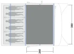 Outwell Avondale 6PA Flat Woven Carpet 2023 -Cheap Awning Store 34202 1