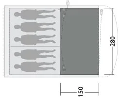 Outwell Ashwood 5 Flat Woven Carpet 2023 4 Outwell Ashwood 5 Flat Woven Carpet 2023 -Cheap Awning Store 34211 1