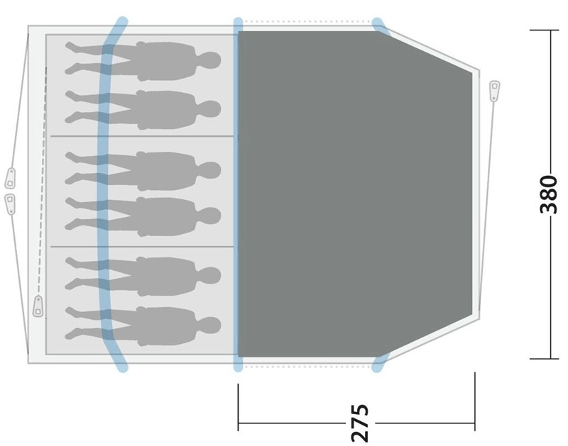 Outwell Starhill 6 Flat Woven Carpet 2023 3 Outwell Starhill 6 Flat Woven Carpet 2023 - Image 3