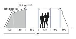 Outwell Wood Lake 6ATC Air Tent Package Deal 2023 -Cheap Awning Store 34339 17