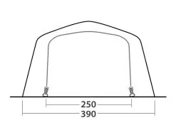 Outwell Wood Lake 6ATC Air Tent Package Deal 2023 -Cheap Awning Store 34339 18