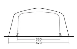 Outwell Wood Lake 7ATC Air Tent Package Deal 2023 -Cheap Awning Store 34341 19