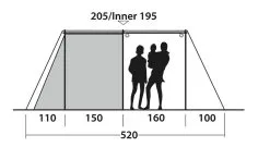 Outwell Nevada 5PE Tent Package Deal 2023 -Cheap Awning Store 34343 11