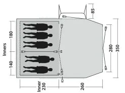 Outwell Nevada 5PE Tent Package Deal 2023 -Cheap Awning Store 34343 2