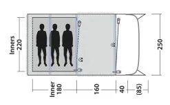 Outwell Elmdale 3PA Air Tent Package Deal 2023 -Cheap Awning Store 34346 3