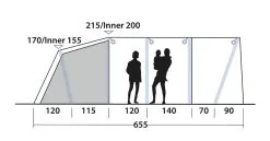 Outwell Sundale 5PA Air Tent Package Deal 2023 -Cheap Awning Store 34356 4