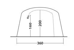 Outwell Sundale 5PA Air Tent Package Deal 2023 -Cheap Awning Store 34356 5