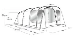 Outwell Greenwood 4 Tent Package Deal 2023 -Cheap Awning Store 34361 3