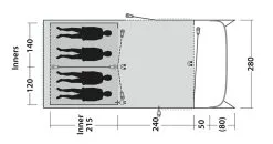 Outwell Greenwood 4 Tent Package Deal 2023 -Cheap Awning Store 34361 4