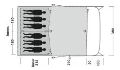 Outwell Greenwood 6 Tent Package Deal 2023 -Cheap Awning Store 34364 4