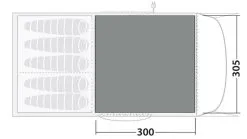 Robens Eagle Rock 5XP Fleece Carpet 2023 -Cheap Awning Store 34371 1