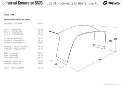 Outwell Lounge Tent Connector - M -Cheap Awning Store 34458 11